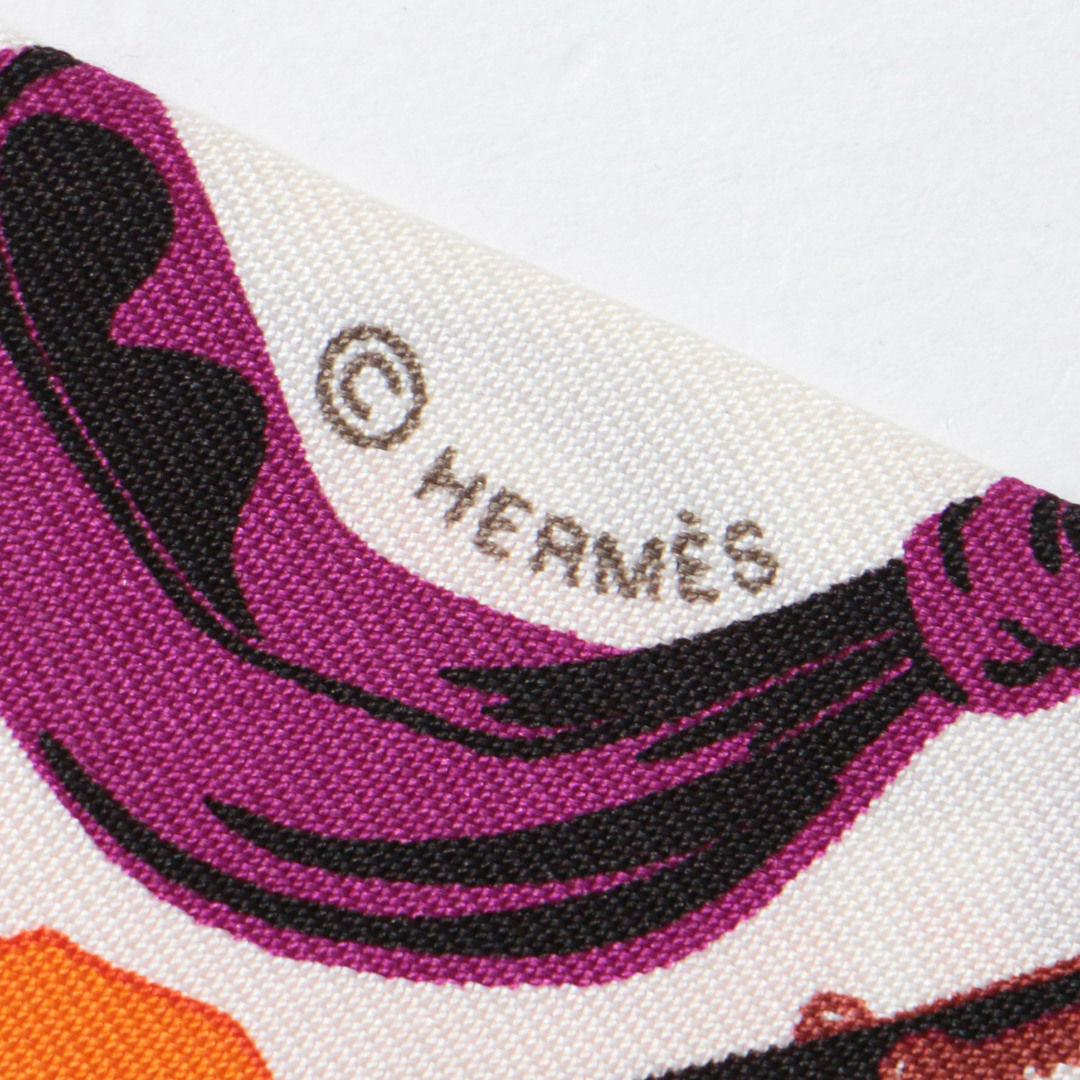 Hermes - HERMES エルメス ツイリー スカーフ アクセサリー オレンジ