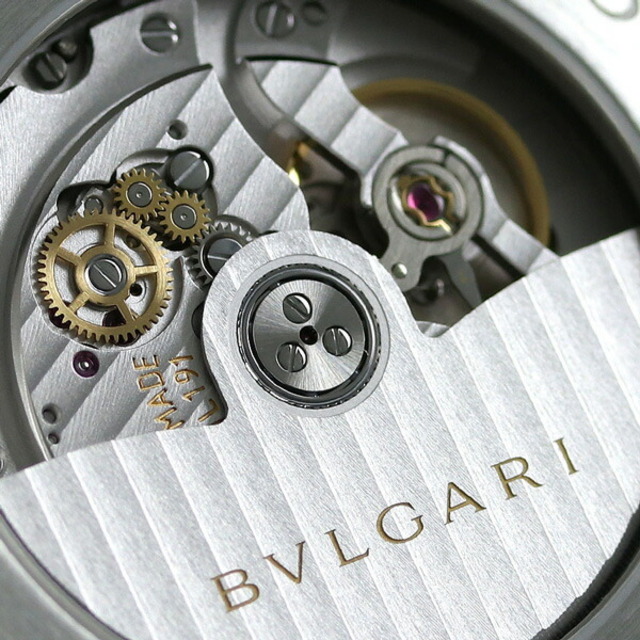 ブルガリ BVLGARI 腕時計 メンズ OC41C1SLD オクト ローマ 41mm OCTO ROMA 41mm 自動巻き（手巻き付） ブラックxダークブラウン アナログ表示
