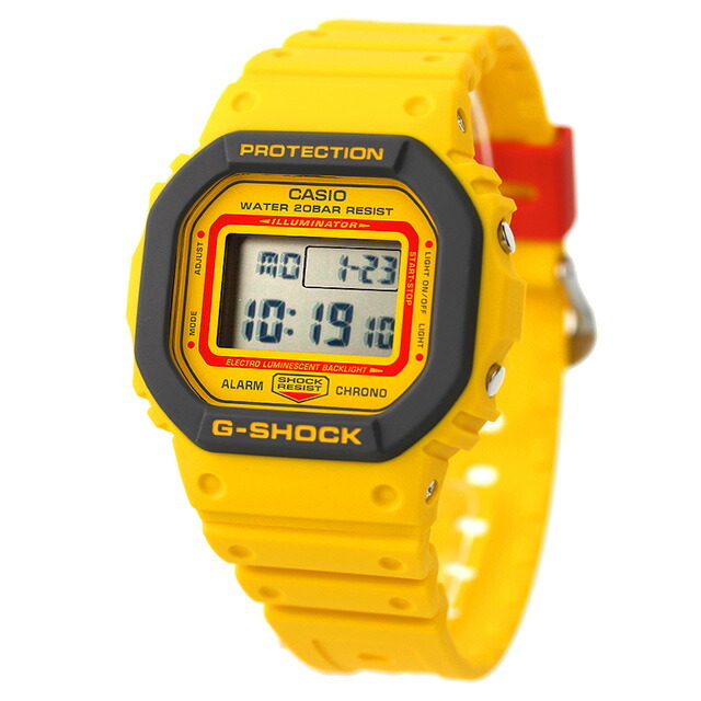 ジーショック G-SHOCK 腕時計 メンズ DW-5610Y-9 カシオ Gショック 5600シリーズ CASIO 5600 SERIES クオーツ 液晶xイエロー デジタル表示