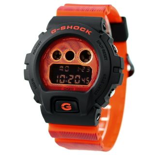 ジーショック(G-SHOCK)の【新品】ジーショック G-SHOCK 腕時計 メンズ DW-6900TD-4 カシオ Gショック 6900シリーズ CASIO 6900 SERIES クオーツ ブラック/オレンジxオレンジ デジタル表示(腕時計(アナログ))