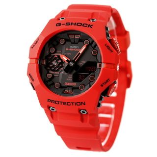 ジーショック(G-SHOCK)の【新品】ジーショック G-SHOCK 腕時計 メンズ GA-B001-4A カシオ Gショック GA-B001シリーズ CASIO GA-B001 SERIES クオーツ ブラックxレッド アナデジ表示(腕時計(アナログ))