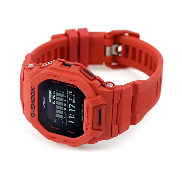 G-SHOCK(ジーショック)の【新品】ジーショック G-SHOCK 腕時計 メンズ GBD-200RD-4 カシオ Gショック G-スクワッド GBD-200シリーズ CASIO G-SQUAD GBD-200 SERIES クオーツ ブラックxレッド デジタル表示 メンズの時計(腕時計(アナログ))の商品写真