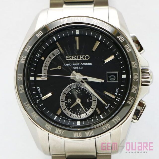 SEIKO - セイコー ブライツ ワールドタイム ソーラー電波 SAGA159 未使用品