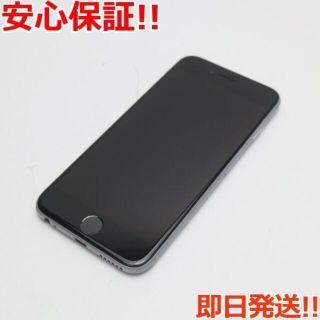 アイフォーン(iPhone)の美品 SOFTBANK iPhone6 64GB スペースグレイ (スマートフォン本体)