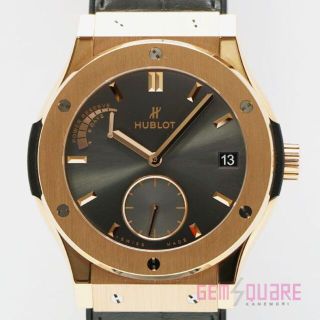 ウブロ(HUBLOT)のウブロ クラシックフュージョン 8デイズ K18 金無垢 手巻き 腕時計 美品(腕時計(アナログ))