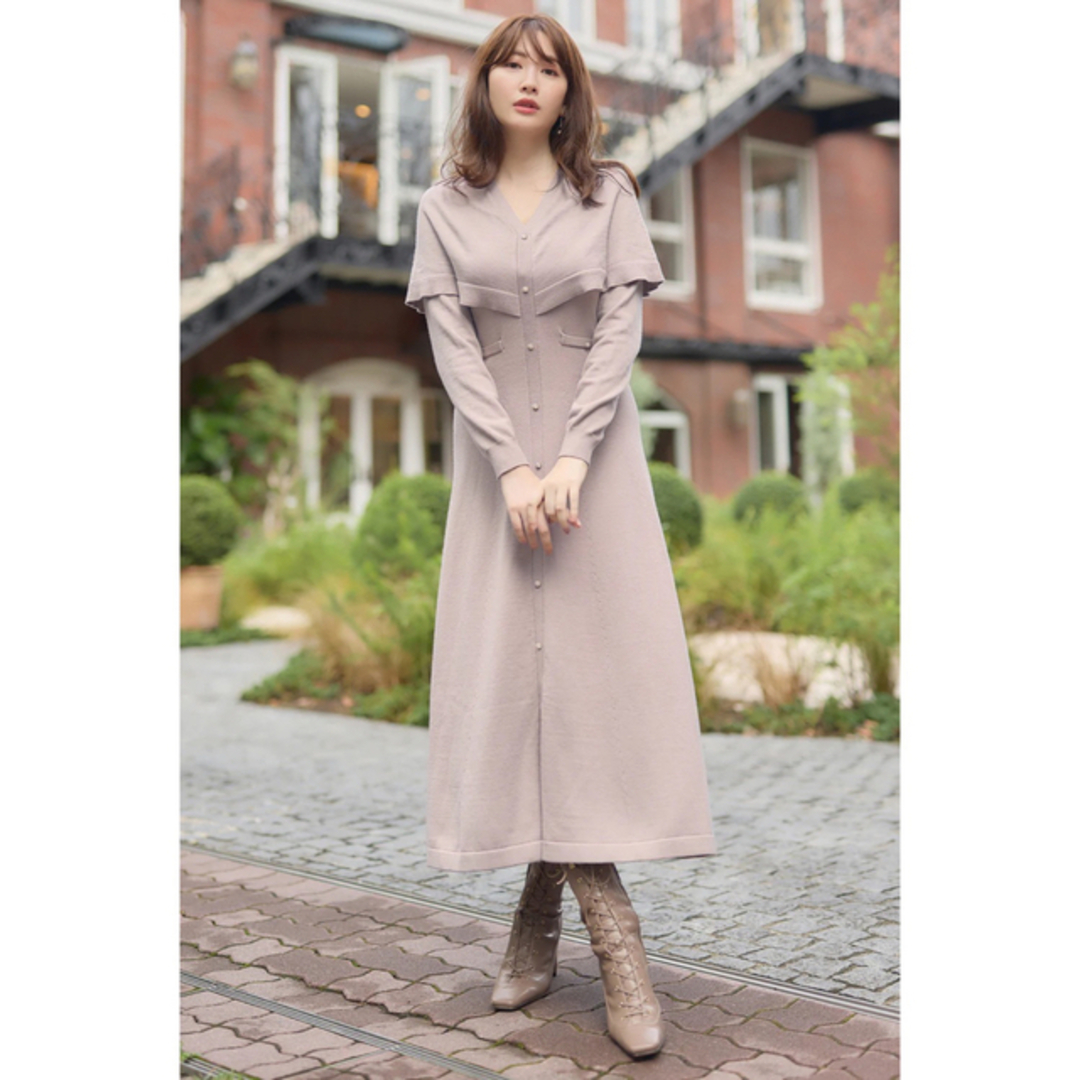 Her lip to(ハーリップトゥ)のDaria 2Way Knit Dress パーリップトゥ レディースのワンピース(ロングワンピース/マキシワンピース)の商品写真