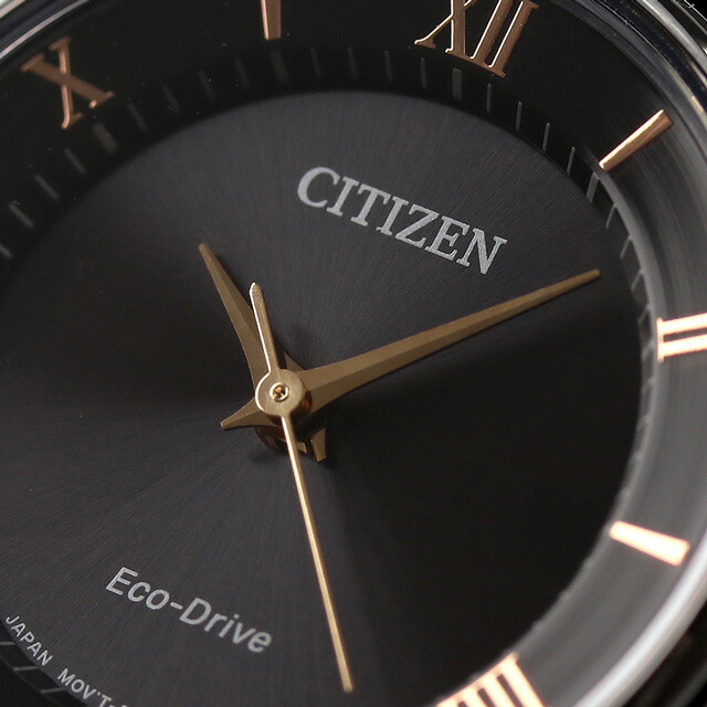 CITIZEN(シチズン)の【新品】シチズン CITIZEN 腕時計 レディース EM0406-12E シチズンコレクション エコ・ドライブ ペア限定モデル COLLECTION Eco-Drive エコ・ドライブ（E031/日本製） ブラックxブラック アナログ表示 レディースのファッション小物(腕時計)の商品写真