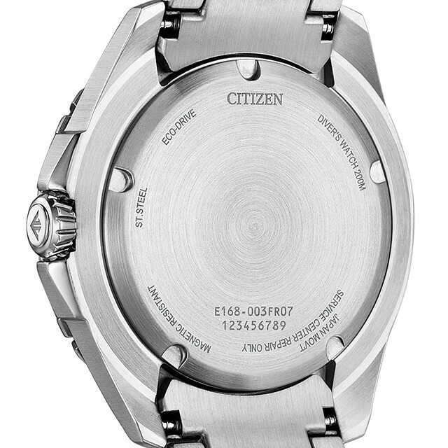 シチズン CITIZEN 腕時計 メンズ BN0199-53X プロマスター マリンシリーズ PROMASTER MARINE SERIES エコ・ドライブ（E168/日本製） グリーンxシルバー アナログ表示