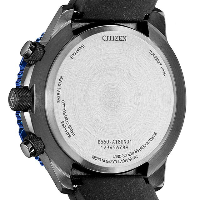 シチズン CITIZEN 腕時計 メンズ CB5006-02L プロマスター エコ・ドライブ電波時計 ダイレクトフライト SKYシリーズ PROMASTER SKY Eco-Drive エコ・ドライブ電波（E660/日本製） ブルーxブラック アナログ表示