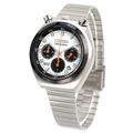 【新品】シチズン CITIZEN 腕時計 メンズ AN3660-81A コレクション レコードレーベル ツノクロノ 特定店取扱いモデル RECORD LABEL TSUNO CHRONO クオーツ(0510) ホワイトxシルバー アナログ表示