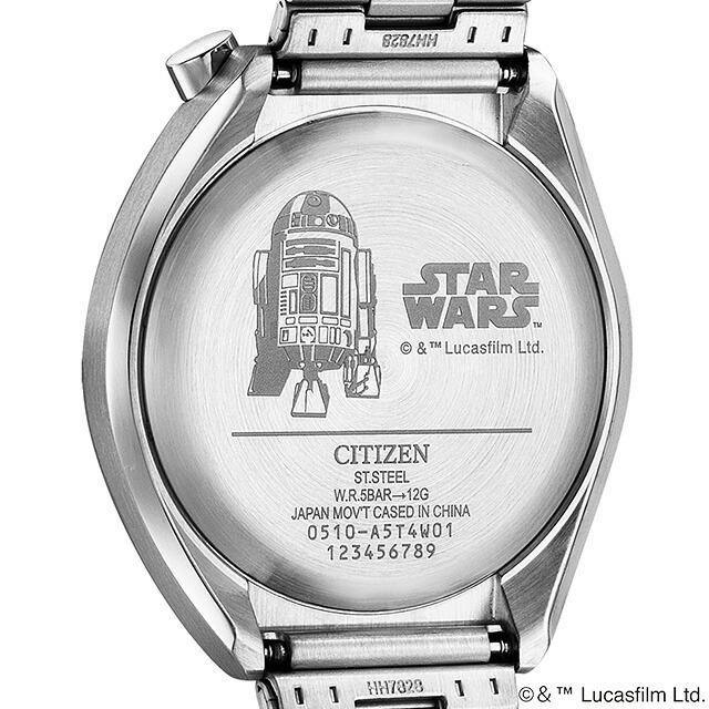 シチズン CITIZEN 腕時計 メンズ AN3666-51A コレクション レコードレーベル ツノクロノ スターウォーズ R2-D2 RECORD LABEL TSUNO CHRONO STAR WARS R2ｰD2 クオーツ（510/日本製） ホワイトxシルバー アナログ表示