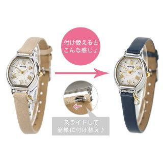 シチズン(CITIZEN)の【新品】シチズン CITIZEN 腕時計 レディース KP2-515-12 ウィッカ ソーラーテック 限定サステナブルモデル wicca SOLAR-TECH ソーラーテック（E031/日本製） ホワイトxベージュ アナログ表示(腕時計)