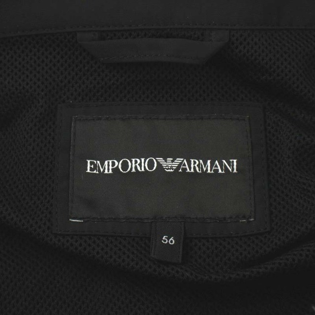 EMPORIO ARMANI ブルゾン ジャケット フード 56 XL 黒 - 2