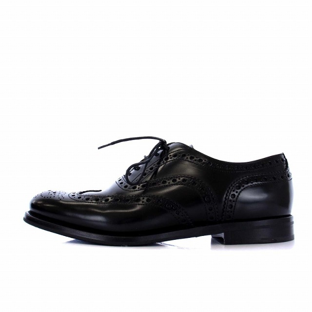 チャーチ BURWOOD ウイングチップ レースアップシューズ レザー 38.5