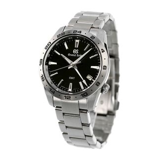 グランドセイコー(Grand Seiko)の【新品】グランド セイコー GRAND SEIKO 腕時計 メンズ SBGN027 スポーツコレクション アクティブ Sport Collection Active クオーツ（9F86） ブラックxシルバー アナログ表示(腕時計(アナログ))