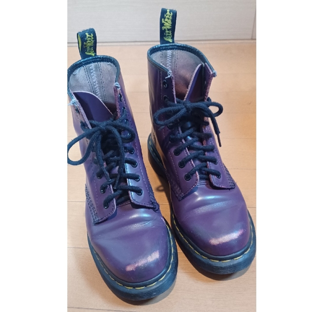 Dr.Martens ドクターマーチン 8ホール ブーツ パープル-