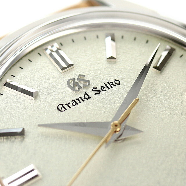 グランド セイコー GRAND SEIKO 腕時計 メンズ SBGW281 9Sメカニカル エレガンス コレクション Elegance Collection Classic The flow of seasons 手巻き（9S64） シャンパンゴールドxベージュ アナログ表示