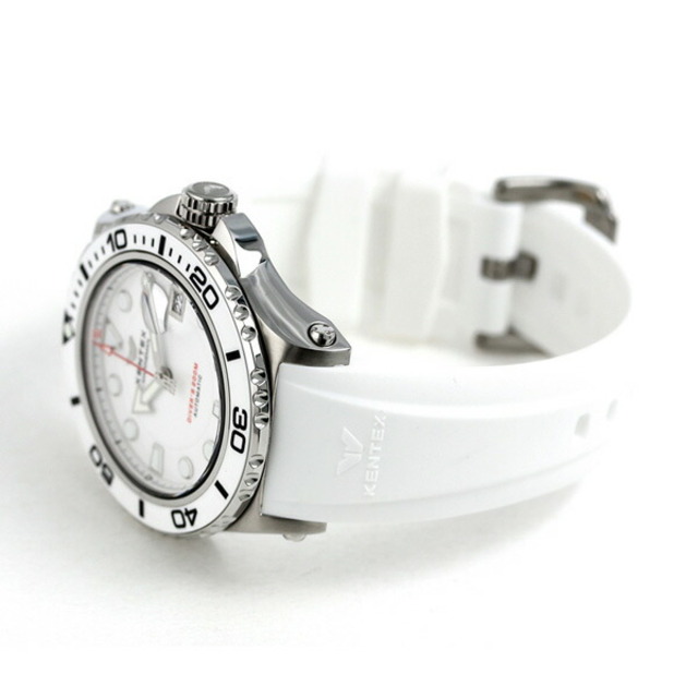 ケンテックス Kentex 腕時計 メンズ S706M-15 自動巻き（手巻き付） ホワイトxホワイト アナログ表示