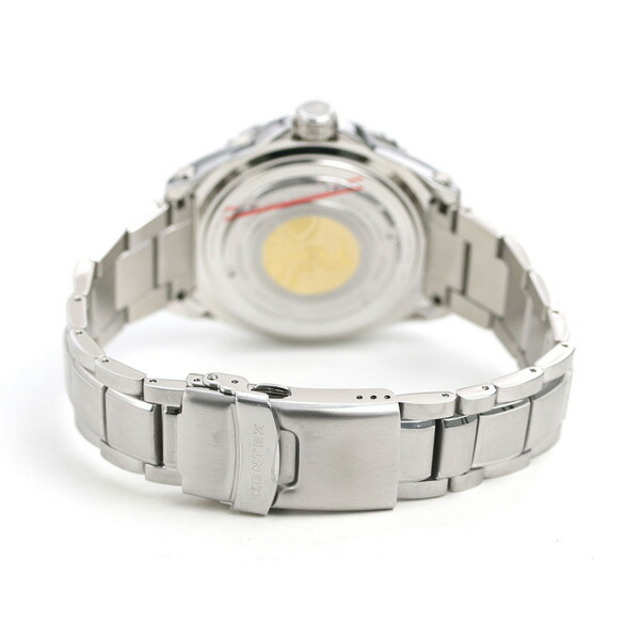KENTEX(ケンテックス)の【新品】ケンテックス Kentex 腕時計 メンズ S706M-18 マリンマン シーホース 2 46.5mm MARINEMAN SEAHORSE 2 46.5mm 自動巻き（手巻き付） ホワイトシェルxシルバー アナログ表示 メンズの時計(腕時計(アナログ))の商品写真