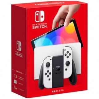 ニンテンドースイッチ(Nintendo Switch)の新品未使用Nintendo Switch 新型 有機EL 本体　ホワイト(家庭用ゲーム機本体)