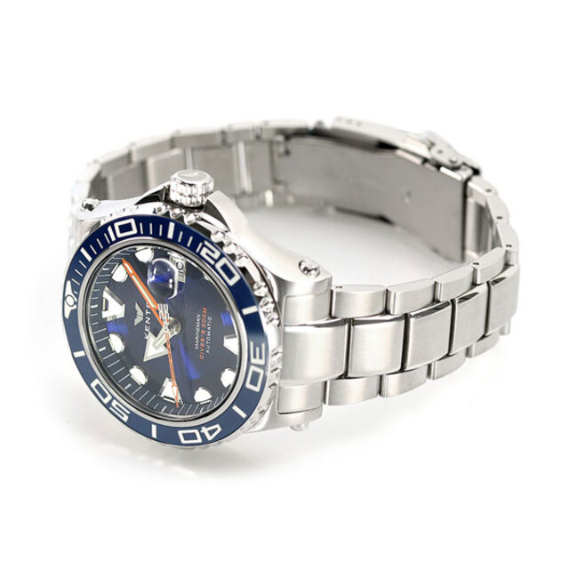 KENTEX(ケンテックス)の【新品】ケンテックス Kentex 腕時計 メンズ S706X-02 マリンマン シーアングラー 47mm MARINEMAN SEA-ANGLER 47mm 自動巻き（NH35/手巻き付） ブルーxシルバー アナログ表示 メンズの時計(腕時計(アナログ))の商品写真