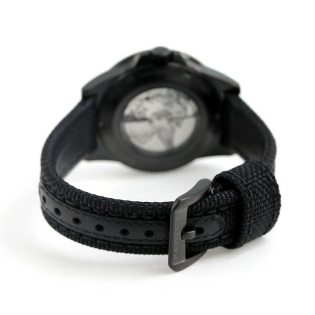 KENTEX(ケンテックス)の【新品】ケンテックス Kentex 腕時計 メンズ S763X-01 自動巻き（手巻き付） ブラックxブラック アナログ表示 メンズの時計(腕時計(アナログ))の商品写真