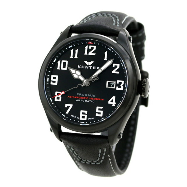 【新品】ケンテックス Kentex 腕時計 メンズ S769X-03 プロガウス 44.5mm PROGAUS 44.5mm 自動巻き（手巻き付） ブルーxブラック アナログ表示約22mmバックル幅