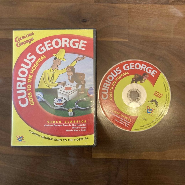 Curious George go to the hospital 他2話DVD エンタメ/ホビーのDVD/ブルーレイ(キッズ/ファミリー)の商品写真