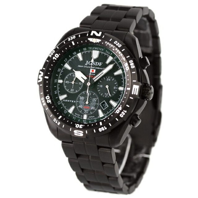 KENTEX(ケンテックス)の【新品】ケンテックス Kentex 腕時計 メンズ S801M-01 陸上自衛隊 JGSDF ソーラー ダークグリーンxブラック アナログ表示 メンズの時計(腕時計(アナログ))の商品写真