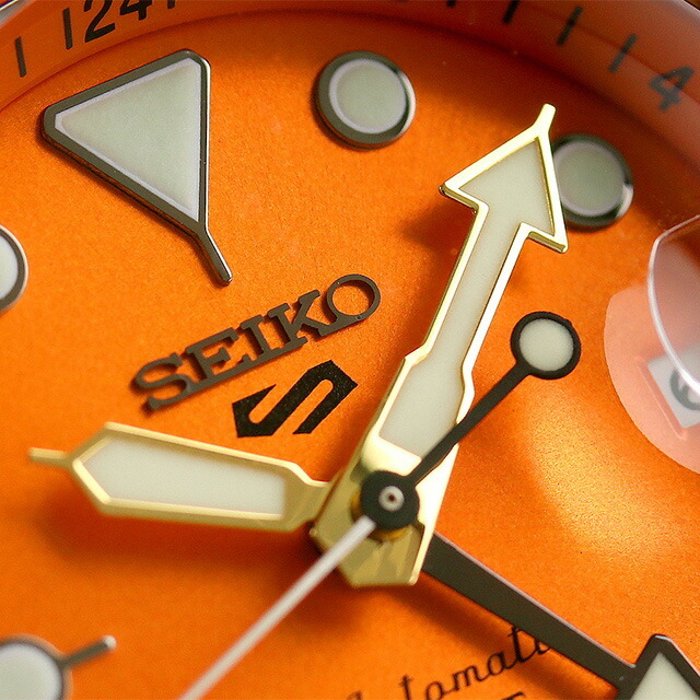 セイコー SEIKO 腕時計 メンズ SSK005KC 5スポーツ ファイブスポーツ スポーツスタイル 5 Sports SKX SPORTS STYLE GMT 自動巻き（4R34/手巻付き） オレンジxシルバー アナログ表示