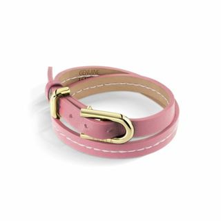 フルラ(Furla)のフルラ FURLA ブレスレット FURLA BUCKLE FJ0414BTU PINK/YELLOW GOLD(ブレスレット/バングル)