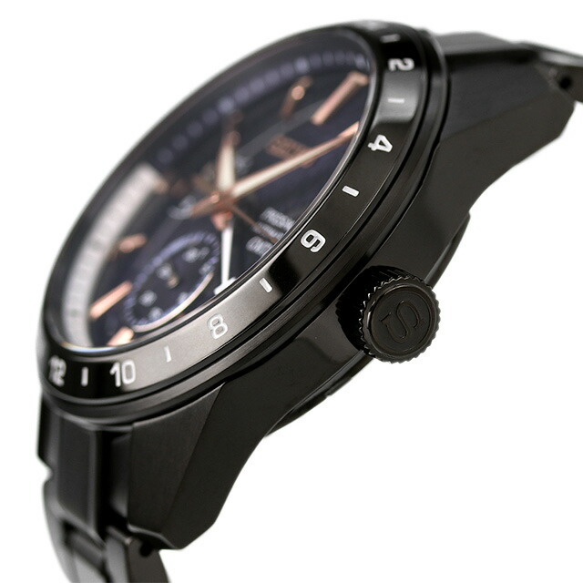 セイコー SEIKO 腕時計 メンズ SARF023 プレザージュ プレステージライン Sharp Edged Series Limited Edition 自動巻き（6R64/手巻き） ネイビーxブラック アナログ表示