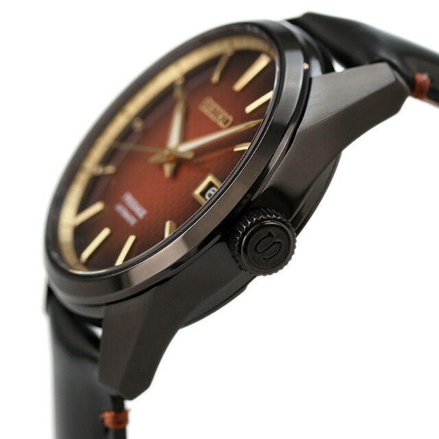 セイコー SEIKO 腕時計 メンズ SARX101 プレザージュ プレステージライン 十三代目市川團十郎襲名記念限定モデル Sharp Edged Series 自動巻き（6R35/手巻き） ブラウングラデーションxブラック/ブラウン アナログ表示