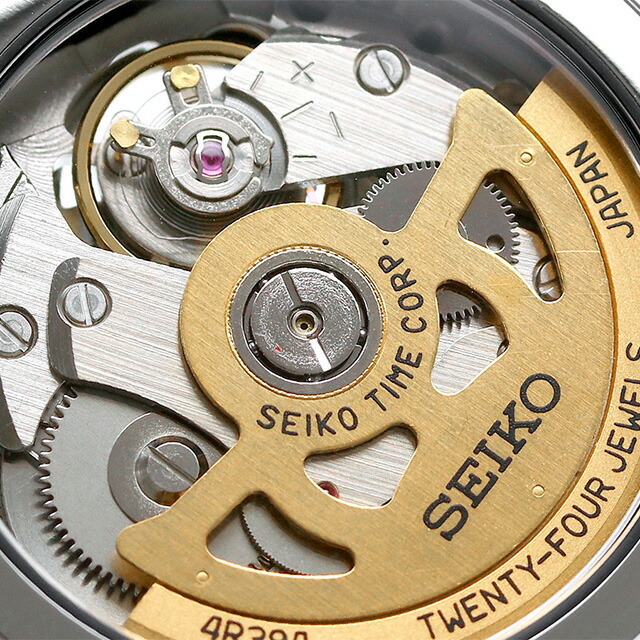 セイコー SEIKO 腕時計 メンズ SARY093 セイコー メカニカル プレザージュ ベーシックライン 41mm BASIC LINE 41mm 自動巻き（4R39/手巻き付） ブラックxシルバー アナログ表示