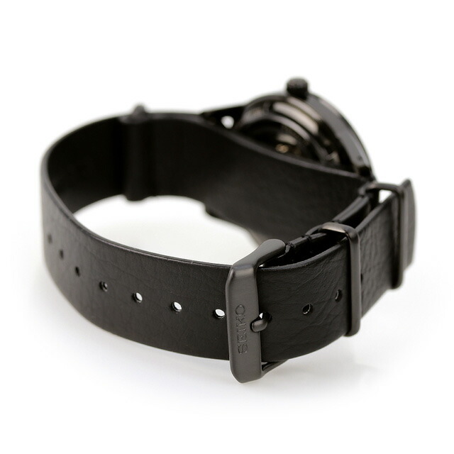 セイコー SEIKO 腕時計 メンズ SARY215 プレザージュ ベーシックライン Basic line Style60's 自動巻き（4R35/手巻き） ブラックxブラック アナログ表示