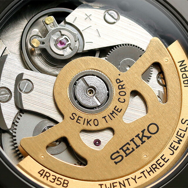 セイコー SEIKO 腕時計 メンズ SARY215 プレザージュ ベーシックライン Basic line Style60's 自動巻き（4R35/手巻き） ブラックxブラック アナログ表示