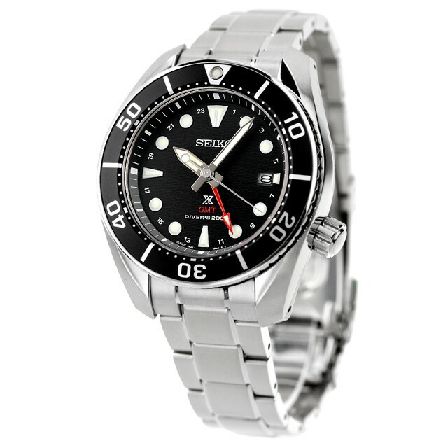 SEIKO - セイコー 腕時計 メンズ SBPK003 SEIKO ソーラー（5K65） ブラックxシルバー アナログ表示