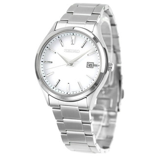 セイコー(SEIKO)の【新品】セイコー SEIKO 腕時計 メンズ SBPX143 セイコーセレクション Sシリーズ ソーラー（V157） シルバーxシルバー アナログ表示(腕時計(アナログ))
