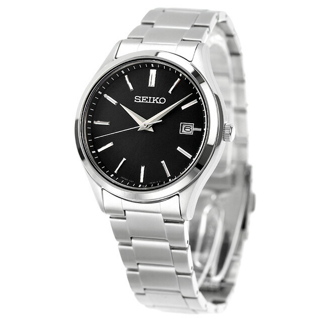 SEIKO(セイコー)の【新品】セイコー SEIKO 腕時計 メンズ SBPX147 セイコーセレクション Sシリーズ ソーラー（V157） ブラックxシルバー アナログ表示 メンズの時計(腕時計(アナログ))の商品写真