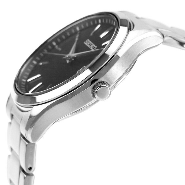 SEIKO(セイコー)の【新品】セイコー SEIKO 腕時計 メンズ SBPX147 セイコーセレクション Sシリーズ ソーラー（V157） ブラックxシルバー アナログ表示 メンズの時計(腕時計(アナログ))の商品写真