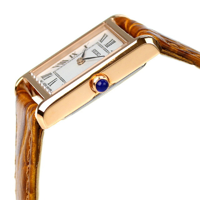 SEIKO(セイコー)の【新品】セイコー SEIKO 腕時計 レディース SSEH006 セイコーセレクション ナノユニバース コラボレーション nano・universe collaboration クオーツ（4N30/日本製） シルバーxキャメル アナログ表示 レディースのファッション小物(腕時計)の商品写真