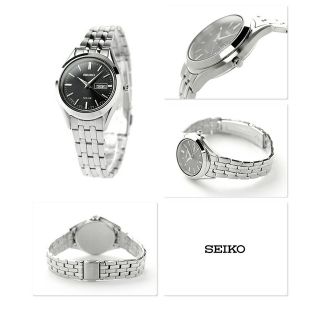 セイコー(SEIKO)の【新品】セイコー SEIKO 腕時計 レディース STPX031 セイコーセレクション ソーラー（V138） ブラックxシルバー アナログ表示(腕時計)