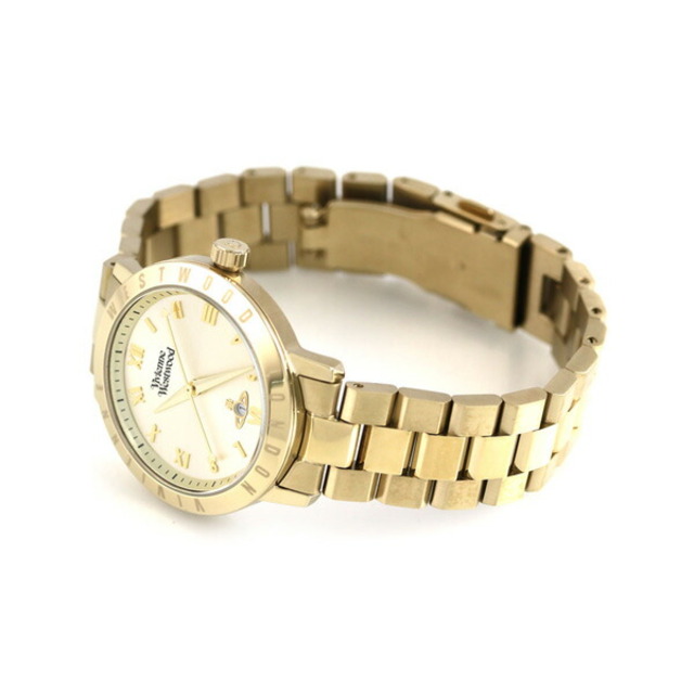 Vivienne Westwood(ヴィヴィアンウエストウッド)の【新品】ヴィヴィアン・ウエストウッド Vivienne Westwood 腕時計 レディース VV152GDGD ブルームズベリー 34mm BLOOMSBURY 34mm クオーツ ゴールドxゴールド アナログ表示 レディースのファッション小物(腕時計)の商品写真