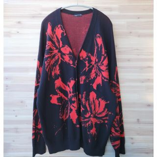 18ss Lad musician ユリ ハイゲージニットカーディガン ブラック