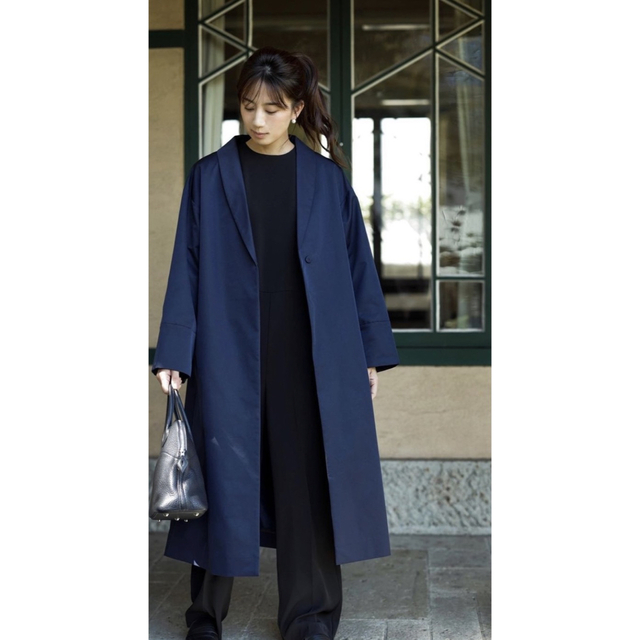 FORME × AYA KANEKO ショールカラーコート レディースのジャケット/アウター(ロングコート)の商品写真