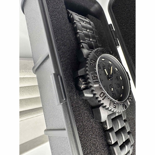 LUMINOX 44MM メンズ 腕時計 クオーツ オールブラック新品未使用品 