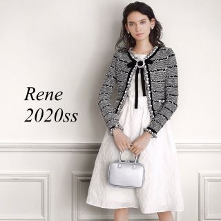 ・*:.。. ご専用 新品2022 Reneルネ 膨れ織りワンピース・*:.。.