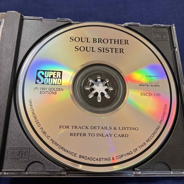 SOUL BROTHER - SOUL SISTER  CD  洋楽 オムニバス エンタメ/ホビーのCD(R&B/ソウル)の商品写真