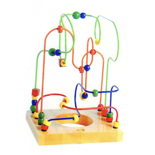 ワイヤーメイズ　知育玩具　カナダ　赤ちゃん　木製玩具　新品未開封(知育玩具)