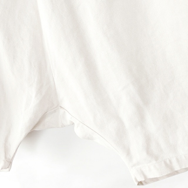 nest Robe(ネストローブ)のnest Robe✨ネストローブ 麻 リネンデニム ラップワイドサルエルパンツ レディースのパンツ(サルエルパンツ)の商品写真